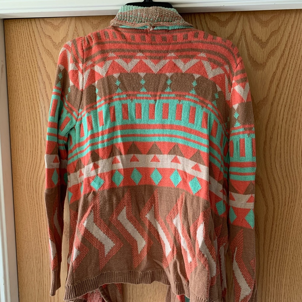 Blu Pepper Bintage Sz L cardigan/blanket sweater